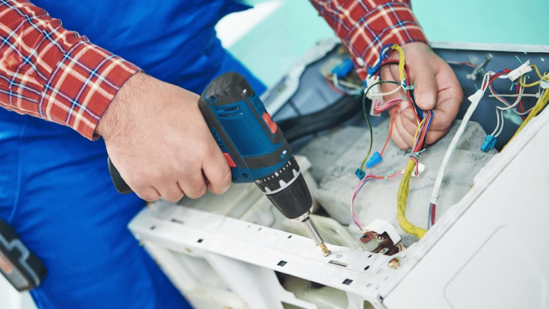 Saruhanlı Maytag Maytag çamaşır makinesi kart tamiri – Su almama arızası orijinal parça ile giderildi. - Teknik servis örneği